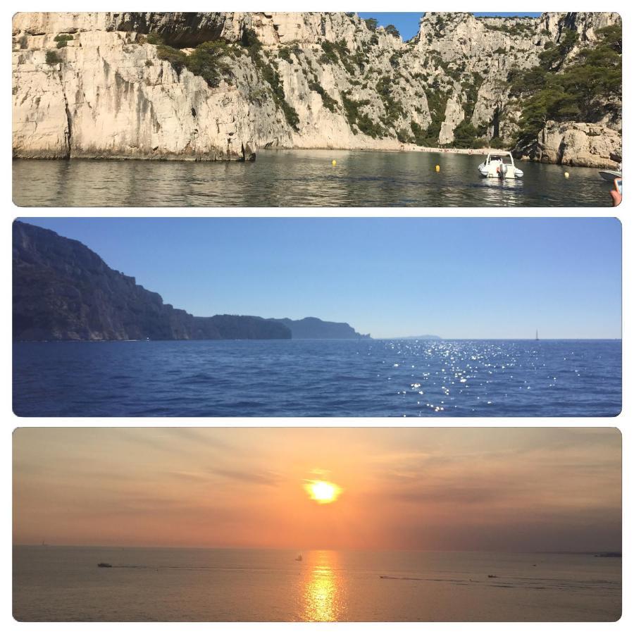 Cassis, le Grand Bleu, triplex vue mer, port plage 10mn à pieds Extérieur photo