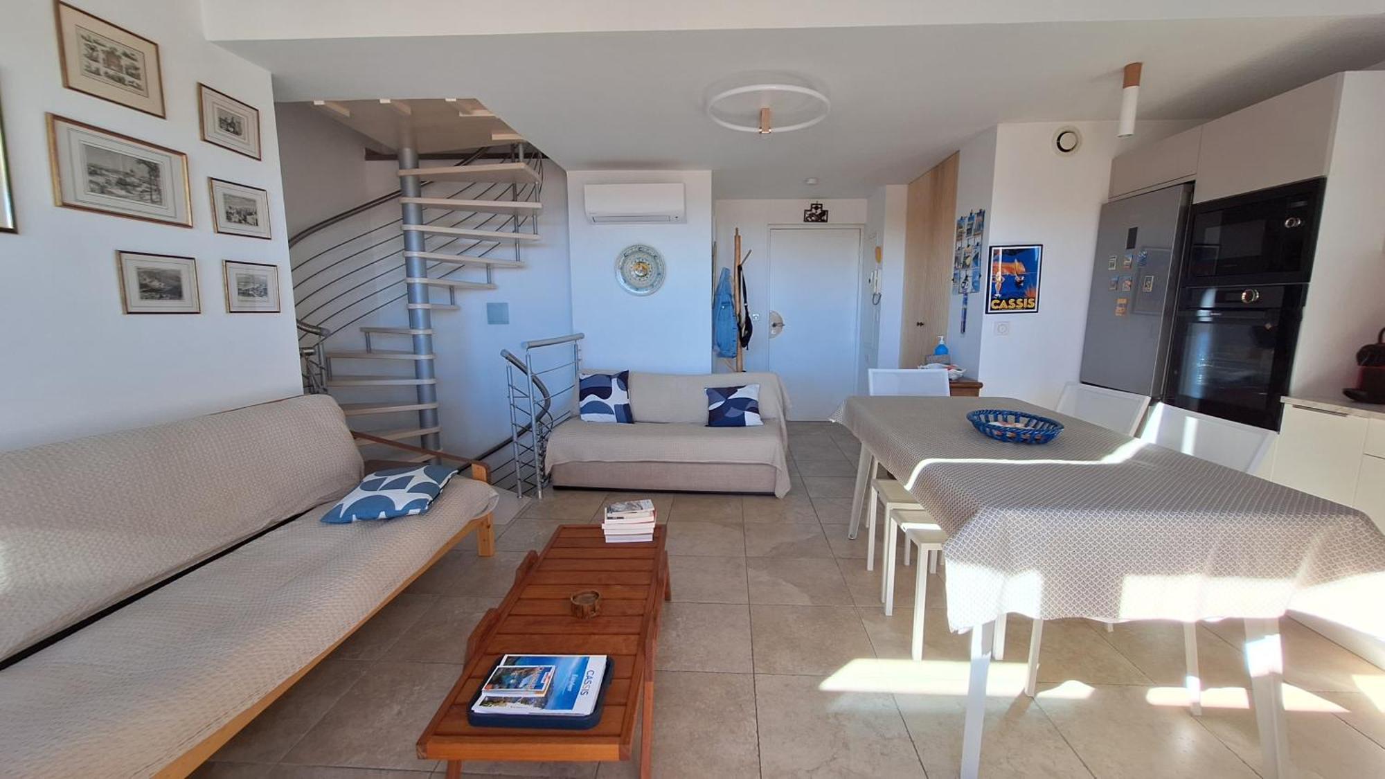 Cassis, le Grand Bleu, triplex vue mer, port plage 10mn à pieds Extérieur photo